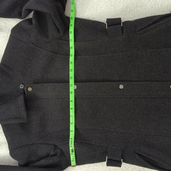 St. John's Bay Black Pea Coat Classic Design - Picture 11 of 16